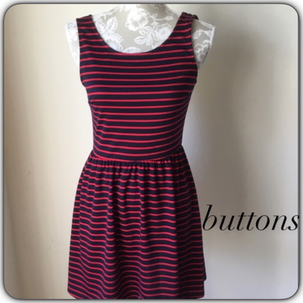 RED AND BLACK DRESS